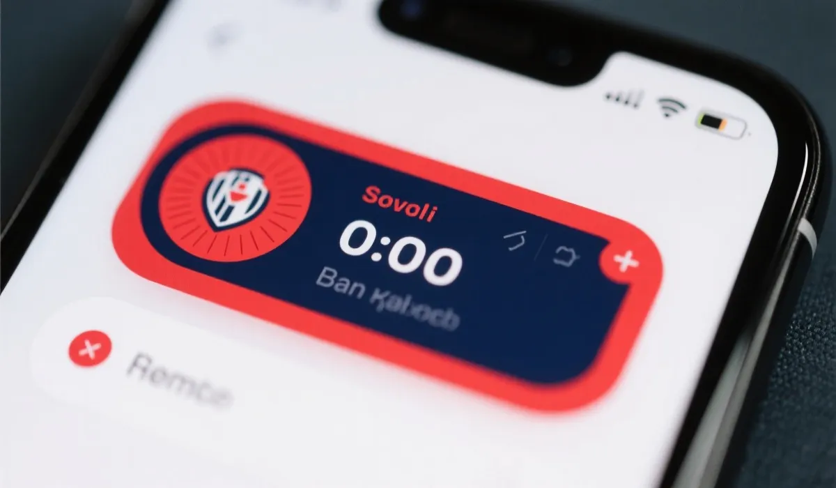 手机桌面倒计时小组件示意图